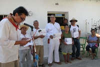 Noviembre 19 de noviembre del 2017. Tuxtla Gutiérrez. Los músicos Zoques de Chiapas se reúnen durante el encuentro de tamboreros y piteros para celebrar la continuidad de las costumbres dentro de esta comunidad indí­gena de Chiapas.