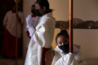 20210217. Tuxtla G. Durante el Miércoles de Ceniza, el arzobispo Fabio Martínez hace un llamado a seguir con las medidas de seguridad por la pandemia del Covid