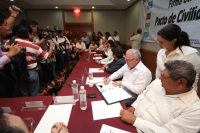 Lunes 5 de marzo del 2012. Pacto de civilidad electoral.