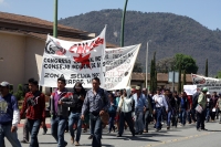Miércoles 10 de abril del 2019. San Cristóbal de las Casas. Indígenas y campesinos de diferentes organizaciones sociales marchan recordando el asesinato de Emiliano Zapata