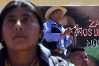 Miércoles 10 de abril del 2019. San Cristóbal de las Casas. Indígenas y campesinos de diferentes organizaciones sociales marchan recordando el asesinato de Emiliano Zapata