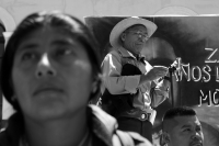 Miércoles 10 de abril del 2019. San Cristóbal de las Casas. Indígenas y campesinos de diferentes organizaciones sociales marchan recordando el asesinato de Emiliano Zapata