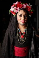 Martes 13 de enero del 2015. Chiapa de Corzo. Durante la segunda salida de Chuntaes, los danzantes recorren las calles personificando y satirizando personajes públicos para llenar las calles de alegría y colorido en el inicio en la Fiesta Grande de Chiapa