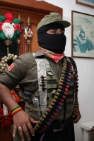 Martes 13 de enero del 2015. Chiapa de Corzo. Durante la segunda salida de Chuntaes, los danzantes recorren las calles personificando y satirizando personajes públicos para llenar las calles de alegría y colorido en el inicio en la Fiesta Grande de Chiapa