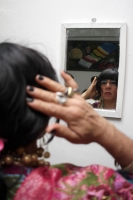 Martes 13 de enero del 2015. Chiapa de Corzo. Durante la segunda salida de Chuntaes, los danzantes recorren las calles personificando y satirizando personajes públicos para llenar las calles de alegría y colorido en el inicio en la Fiesta Grande de Chiapa