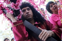 Viernes 3 de abril del 2015. Chiapa de Corzo. Viacrucis. Los Chamales y Ramilletes son als ofrendas elaboradas con flor de mayo que se elaboran en las fiestas patronales de esta comunidad de la ribera del Grijalva.