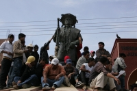 INDIGENAS DE SAN JUAN CHAMULA DESCONOCEN A LAS AUTORIDADES MIUNICIPALES Y LOS RESOLUTIVOS DEL TRIFE EN LAS INPUGANCIONES QUE REALIZARAN LOS PARFTIDOS QUE CONFORMAN LA ALIANZA POR CHIAPAS Y NOMBRAN NUEVAS AUTORIDADES MUNICIPALES SEGUN USOS Y COSTUMBRES A P