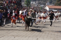 Miércoles 10 de febrero del 2016. San Juan Chamula. La ceremonia del Kinta Jimultik o Fuego Nuevo es la celebración que los indígenas tsotsiles realizan al inicio de la cuaresma donde los rituales costumbristas asombran a los visitantes de esta localidad 