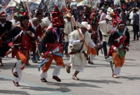 Miércoles 10 de febrero del 2016. San Juan Chamula. La ceremonia del Kinta Jimultik o Fuego Nuevo es la celebración que los indígenas tsotsiles realizan al inicio de la cuaresma donde los rituales costumbristas asombran a los visitantes de esta localidad 