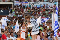 Domingo 1 de abril del 2012. Josefina Vázquez Mota en campaña desde el Estadio Olímpico de la ciudad de Tapachula