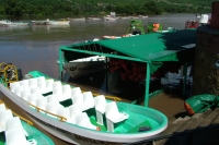Martes 27 de julio. Chiapa de Corzo. Los niveles del agua del río Grijalva en Chiapa de Corzo se ven incrementados por el manejo de los niveles en las presas hidroeléctricas para controlar los niveles en los afluentes en Tabasco.