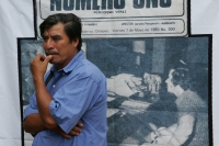 Protestan afectados del Chiconal  Campesinos y pobladores afectados por la explosión del volcán Chichonal toman las instalaciones del Tribunal Agrario exigiendo que sea resuelto el deslinde de las tierras afectadas durante el mes de marzo de 1982 en las c