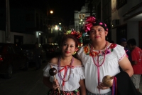 Sábado 14 de enero del 2017. Chiapa de Corzo. Las Chuntá son personajes vestidos a la usanza de las mujeres indígenas de la de presión central de Chiapas quienes recorren las calles de esta colonial ciudad de la ribera del rio Grijalva gritando vivas y ba