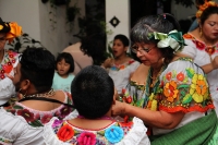 Sábado 14 de enero del 2017. Chiapa de Corzo. Las Chuntá son personajes vestidos a la usanza de las mujeres indígenas de la de presión central de Chiapas quienes recorren las calles de esta colonial ciudad de la ribera del rio Grijalva gritando vivas y ba