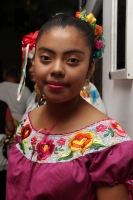 Jueves 8 de enero del 2016. Chiapa de Corzo. Las Chuntaes. Los danzantes bailan y gritan en las calles de esta comunidad de la ribera del Grijalva dando inicio a los festejos de las festividades de enero en esta localidad ubicada a 17 kilometros de la cap