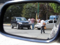 Miércoles 3 de febrero. Un accidente vehicular en la calzada de Convivencia Infantil provoca la movilización de elementos de transito municipal para desviar el flujo vehicular este medio día.