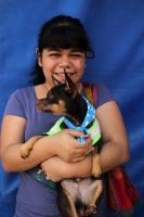 Foto/Karlita Martes 15 de agosto del 2017. Tuxtla Gutiérrez. Las mascotas son llevadas a San Roque donde serán bendecidas durante los festejos del Santo Patrono de este histórico barrio de la ciudad.