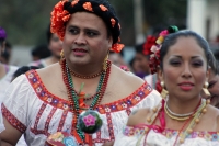 Domingo 10 de diciembre del 2016. Chiapa de Corzo. El grupo de estudiantes y maestros del CONALEP-Chiapa de Corzo, realiza el tradicional recorrido de Chuntaes por las principales calles y ermitas de esta colonial ciudad de la ribera del Rio Grijalva.