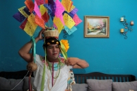 Lunes 8 de enero del 2018. Chiapa de Corzo. Las Chuntá o Chuntaes recorren las calles durante la llamada Fiesta Grande de Chiapa donde se festejan los santos patrones de la colonial ciudad de la ribera del Grijalva