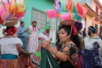 Lunes 8 de enero del 2018. Chiapa de Corzo. Las Chuntá o Chuntaes recorren las calles durante la llamada Fiesta Grande de Chiapa donde se festejan los santos patrones de la colonial ciudad de la ribera del Grijalva