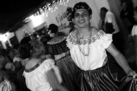 Lunes 8 de enero del 2018. Chiapa de Corzo. Las Chuntá o Chuntaes son personajes que recorren las calles de la ciudad durante la llamada Fiesta Grande de Chiapa donde se festejan los santos patrones de la colonial ciudad de la ribera del Grijalva