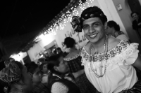 Lunes 8 de enero del 2018. Chiapa de Corzo. Las Chuntá o Chuntaes son personajes que recorren las calles de la ciudad durante la llamada Fiesta Grande de Chiapa donde se festejan los santos patrones de la colonial ciudad de la ribera del Grijalva