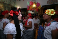 Jueves 5 de enero. Los danzantes de las Chuntaes de Chiapa de Corzo se encuentran listos para dar inicio a la Fiesta Grande de Enero la cual dará inicio este día 8