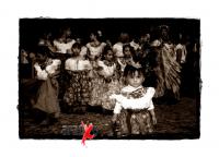 Lunes 10 de enero. Las Chuntaes, Parachicos y Chiapanecas bailan y gritan recorriendo las calles de la comunidad de Chiapa de Corzo durante los primeros días de la Fiesta Grande de Chiapas, la cual ser realiza durante las fiestas patronales de San Sebasti