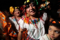 Miércoles 8 de enero del 2014. Chiapa de Corzo. Las Chuntás dan inicio a los festejos de la Fiesta de Enero en esta comunidad de la ribera del Rio Grande de Chiapas.