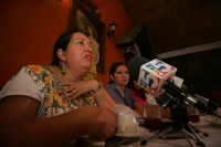 En conferencia de prensa las organizaciones civiles del Observatorio Ciudadano nacional del Femicidio dan a conocer las actividades de observación y vigilancia a los criterios de prevención y atención a mujeres que viven en violencia familiar y sexual hac