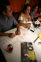 En conferencia de prensa las organizaciones civiles del Observatorio Ciudadano nacional del Femicidio dan a conocer las actividades de observación y vigilancia a los criterios de prevención y atención a mujeres que viven en violencia familiar y sexual hac