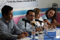Este medio día autoridades de Derecho Humanos firmaron el convenio de coordinación y colaboración con el CIFAM para impulsar estrategias de promoción y defensa de los derechos sexuales y reproductivos como derechos humanos en Chiapas.