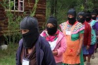 Domingo 28 de mayo del 2017. San Cristóbal de las Casas. Durante la asamblea constitutiva del Concejo Indígena de Gobierno del CNI y del EZLN y su representación de su vocera y candidata a las elecciones a la presidencia de México en las próximas eleccion