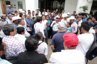 Lunes 19 de junio del 2017. Tuxtla Gutiérrez. Militantes de la Cioac se manifiestan exigiendo la liberación inmediata de Antonio Hernández quien es acusado del asesinato de su hermano Luis quien fuera dirigente de la Cioac Histórica.