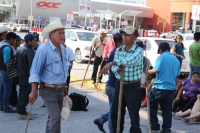 Jueves 19 de enero del 2017. Tuxtla Gutiérrez. Durante el tercer día consecutivo de protestas del MOCRI-CNPA-MN en las calles del oriente de la ciudad.