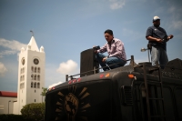 20230823. Tuxtla. Esta maÃ±ana, militantes de la CNTE, inician las Jornadas de Lucha Magisterial en sumando las exigencias de contrataciones a las demandas del Sistema Alternativo de EducaciÃ³n