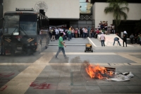 20230823. Tuxtla. Esta maÃ±ana, militantes de la CNTE, inician las Jornadas de Lucha Magisterial en sumando las exigencias de contrataciones a las demandas del Sistema Alternativo de EducaciÃ³n