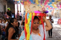 Jueves 2 de marzo del 2017. Ocosocuautla de Espinosa. El carnaval Zoque coiteco termina este día cuando los caporales entregan una cabeza de cerdo en el cohuina donde se realiza el baile de agradecimiento por el servicio prestado durante los días de feste