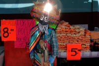 Lunes 12 de febrero del 2018. Ocosocuautla de Espinosa. Las Máscaras del Carnaval de Coita. Los Personajes ataviados con máscaras y vestimenta representativa recorren los diferentes barrios y las casas de fiesta Cohuinas donde bailan y gritan durante lo