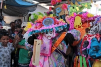 Lunes 12 de febrero del 2018. Ocosocuautla de Espinosa. Las Máscaras del Carnaval de Coita. Los Personajes ataviados con máscaras y vestimenta representativa recorren los diferentes barrios y las casas de fiesta Cohuinas donde bailan y gritan durante lo