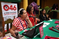 Miércoles 3 de octubre del 2012. San Cristóbal de las Casas, Chiapas. El COLEM presentaron las actividades que se realizan en Chiapas en busca de la concientización de género y de DDHH así como las denuncias de agravios y violencia.