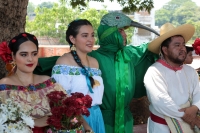 20230618. Chiapa de Corzo. La Danza del ColibrÃ­,  Burrioncito, es realizada esta maÃ±ana recorriendo la ruta de las ceibas en esta comunidad de la ribera del Grijalva.