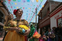 20230618. Chiapa de Corzo. La Danza del ColibrÃ­,  Burrioncito, es realizada esta maÃ±ana recorriendo la ruta de las ceibas en esta comunidad de la ribera del Grijalva.