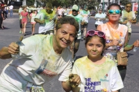 Domingo 16 de marzo del 2014. Tuxtla Gutiérrez. The funnest Race in town se llevo a cabo esta mañana entre nubes de polvos de colores.