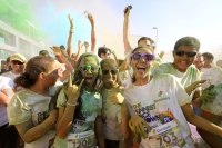 Domingo 16 de marzo del 2014. Tuxtla Gutiérrez. The funnest Race in town se llevo a cabo esta mañana entre nubes de polvos de colores.