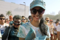 Domingo 16 de marzo del 2014. Tuxtla Gutiérrez. The funnest Race in town se llevo a cabo esta mañana entre nubes de polvos de colores.