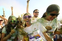 Domingo 16 de marzo del 2014. Tuxtla Gutiérrez. The funnest Race in town se llevo a cabo esta mañana entre nubes de polvos de colores.