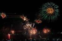 Lunes 21 de enero del 2019. Chiapa de Corzo. Aspecto de los Fuegos Artificiales desde el mirador de San Gregorio