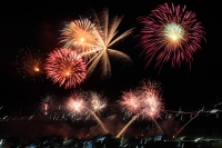 Lunes 21 de enero del 2019. Chiapa de Corzo. Aspecto de los Fuegos Artificiales desde el mirador de San Gregorio