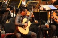 Domingo 27 de agosto del 2017. Tuxtla Gutiérrez. La Sinfónica de Chiapas presenta su concierto dedicado a la música española esta noche en el Teatro de la Ciudad Emilio Rabasa de la capital de este estado del sureste de México.
